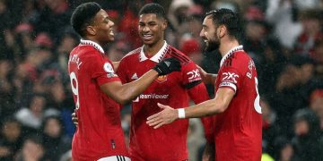 Марсьяль, Антони и Гарначо в атаке МЮ на матч с «Вулверхэмптоном»