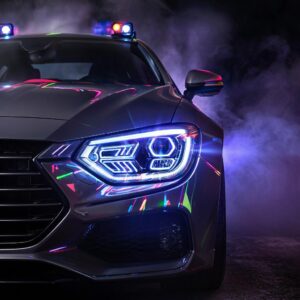 Установка стробоскопических фар-вспышек